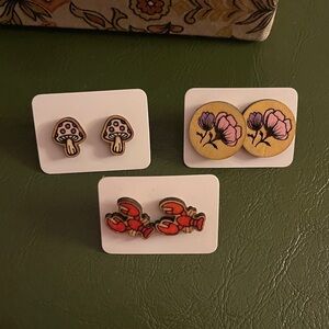 Colorful Kids Earring Set